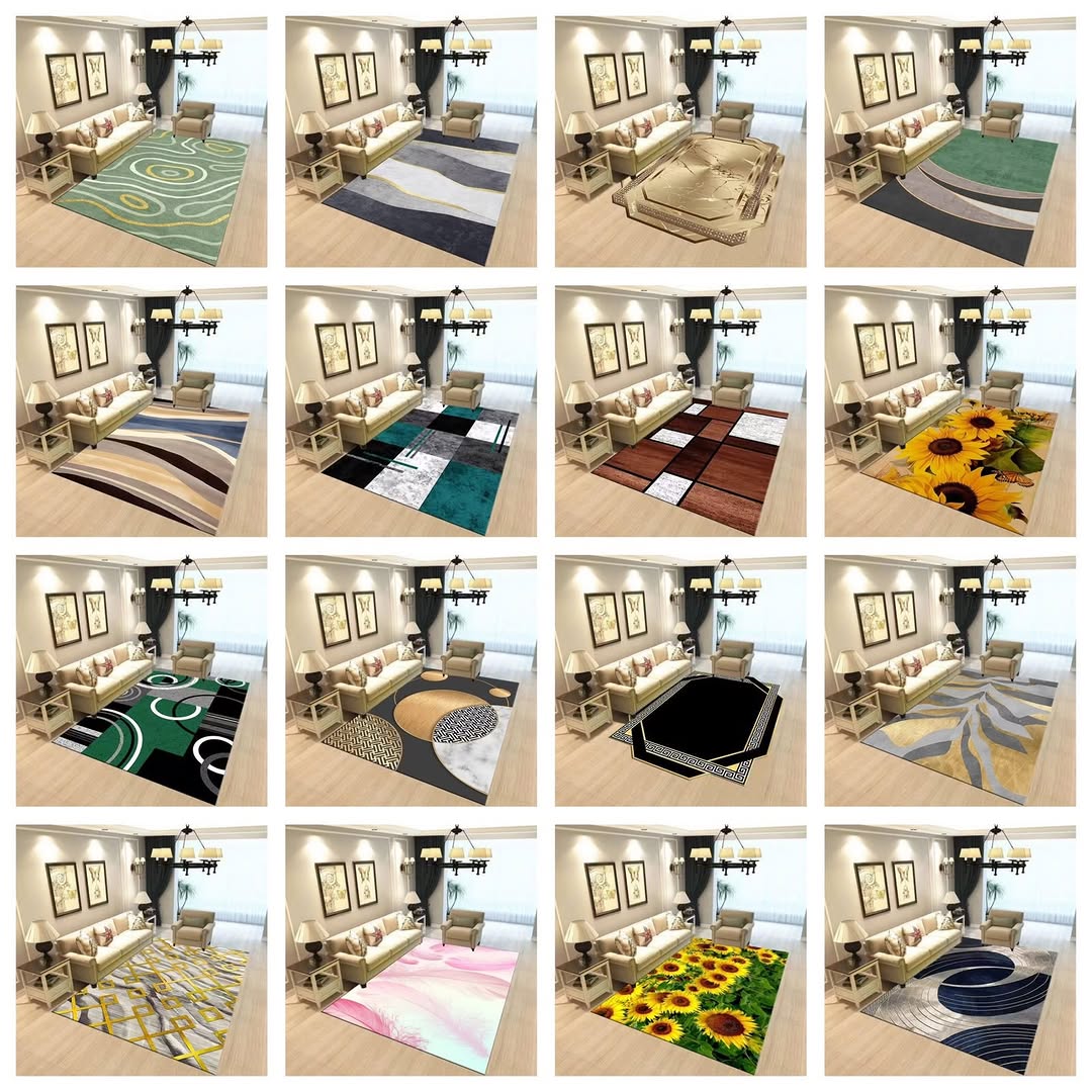 Alfombra 3D de 160 × 200 cm