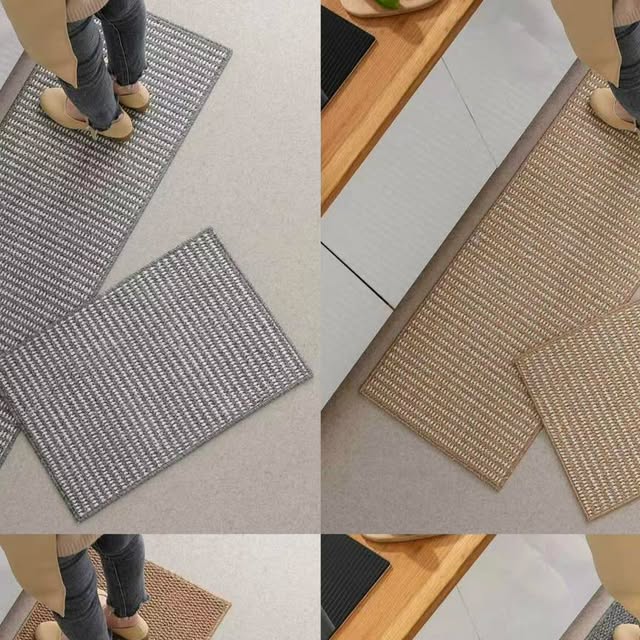 Juego de alfombras de cocina de 2 piezas