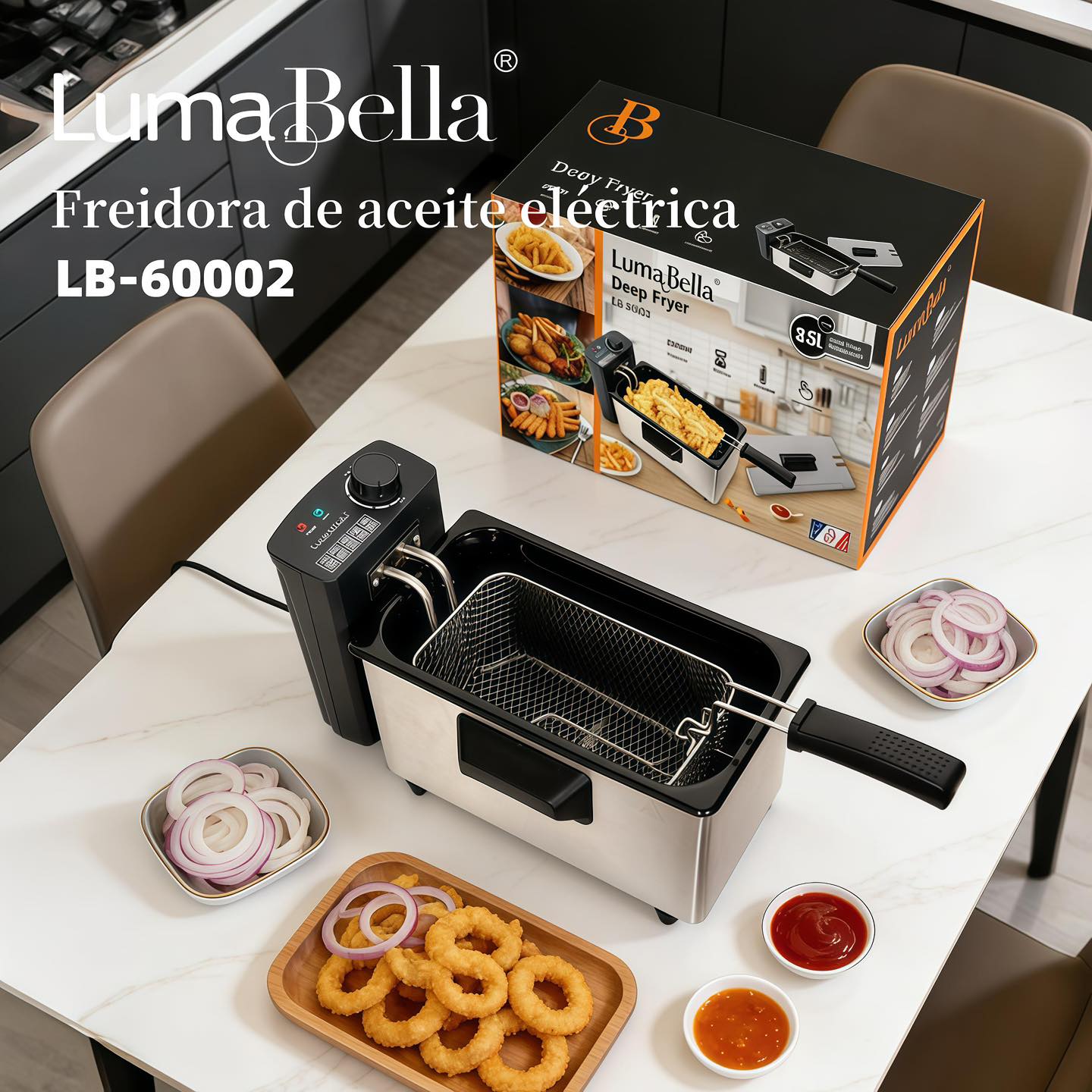 Freidora eléctrica de aceite
