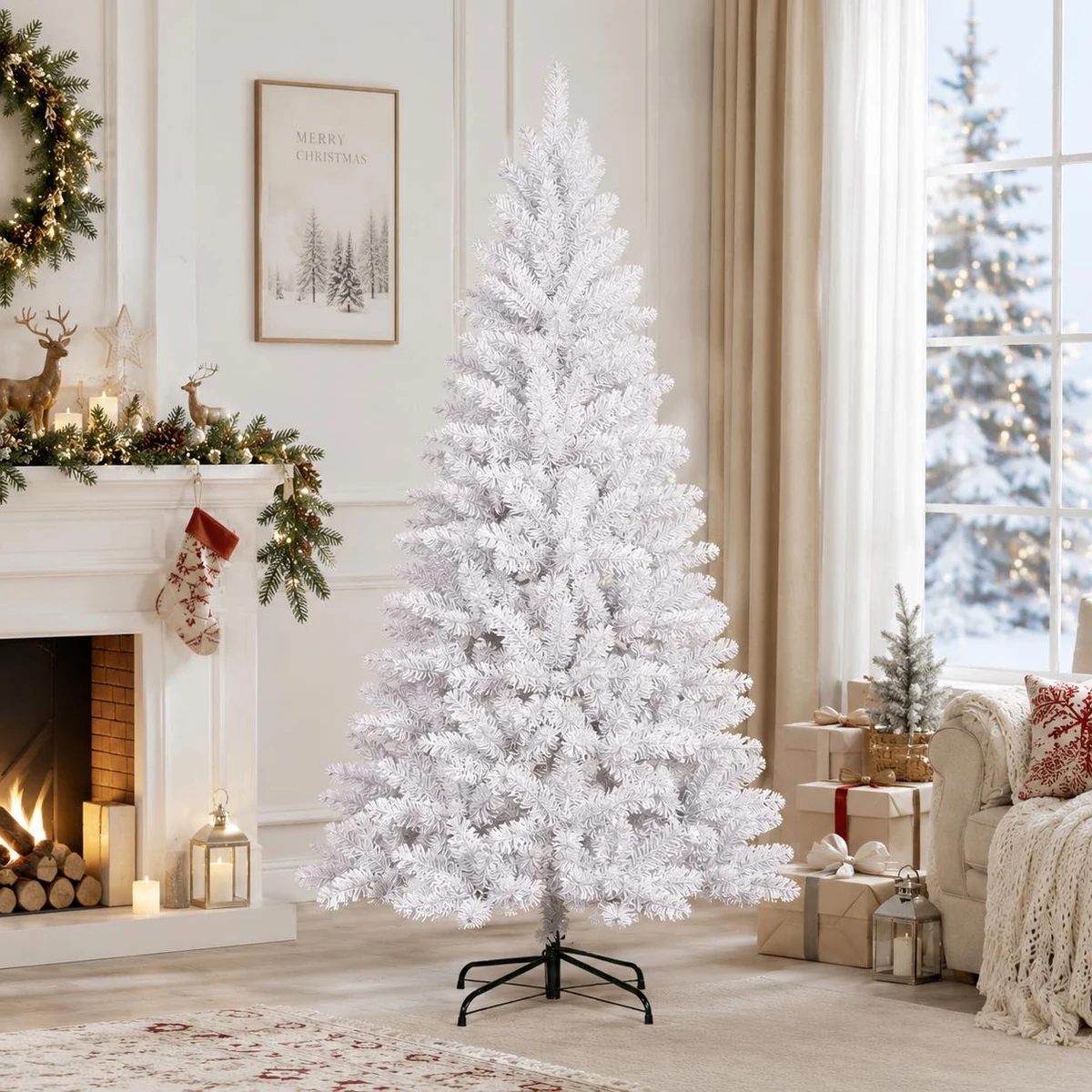 Arbol de Navidad blanco - modelo 4