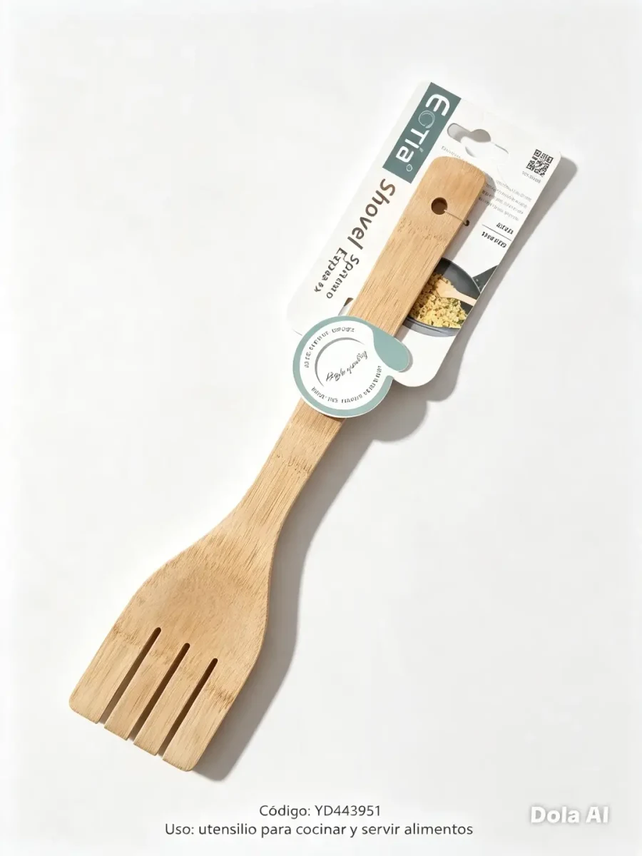 Tenedor de bambu para cocina
