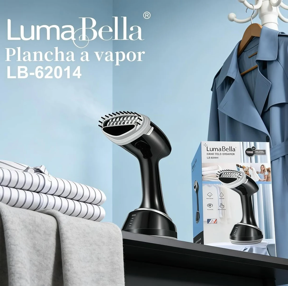 Plancha de vapor LumaBella LB-62014
