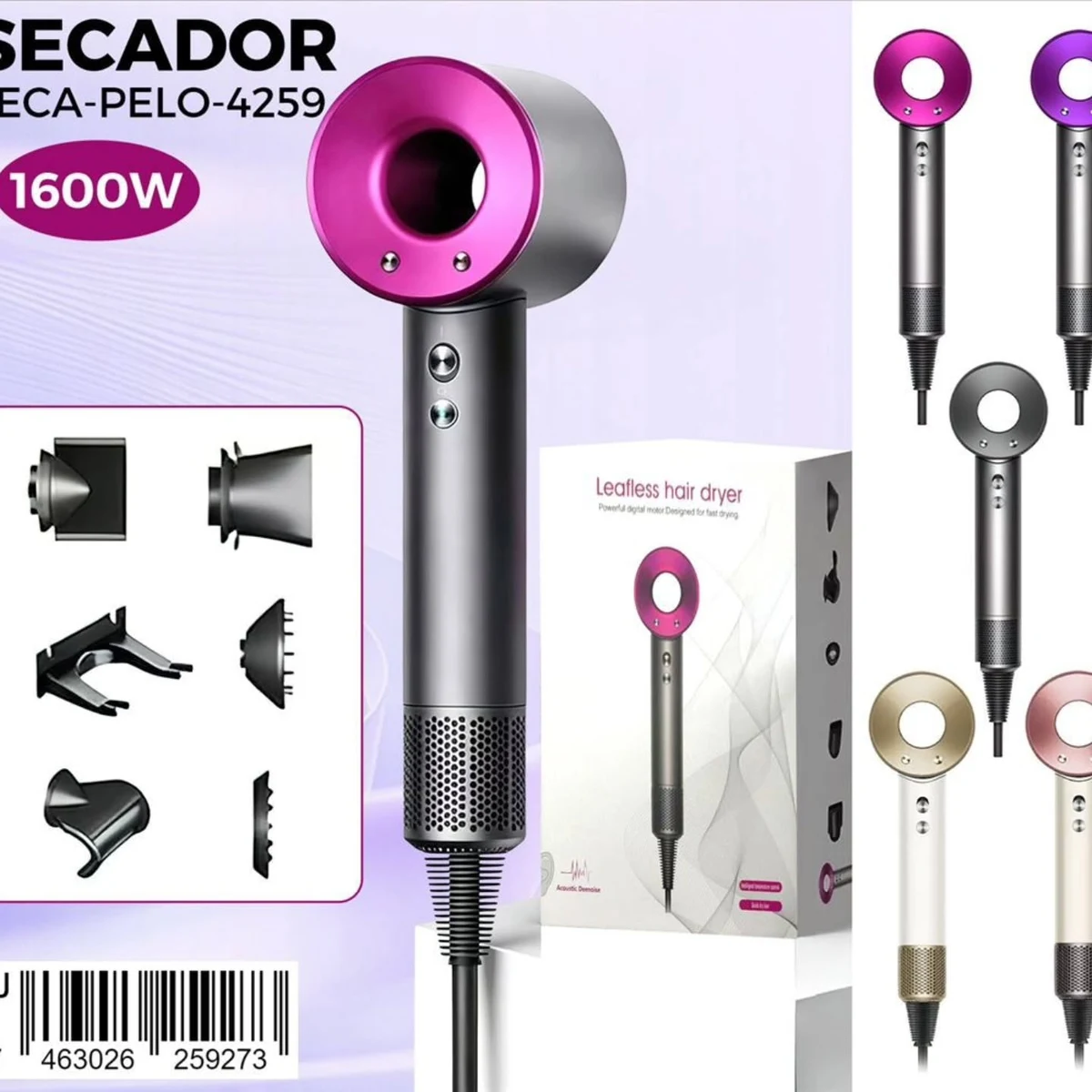 Secador de cabello de 1600 W