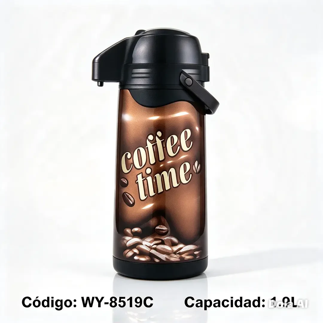 Termo para cafe estampado de 1.9 litros