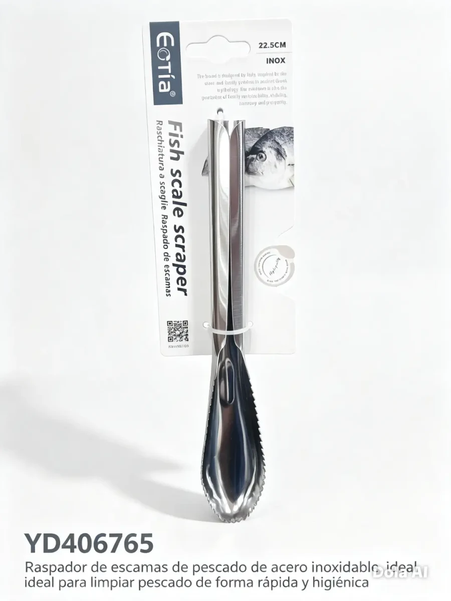 Raspador de escamas de pescado de 22.5 cm