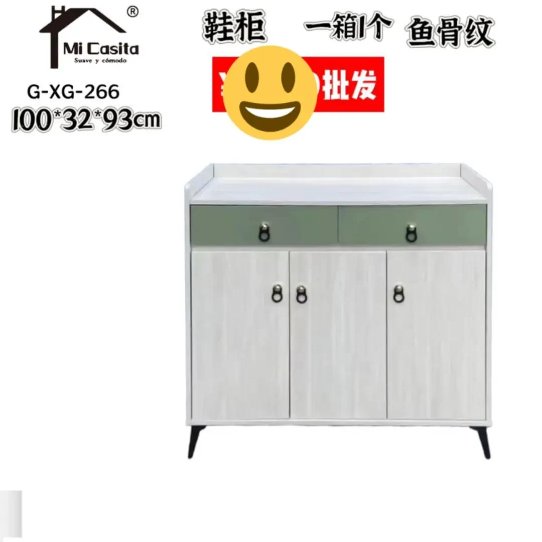 Credenza con gavetas verdes de 100 o 120 cm