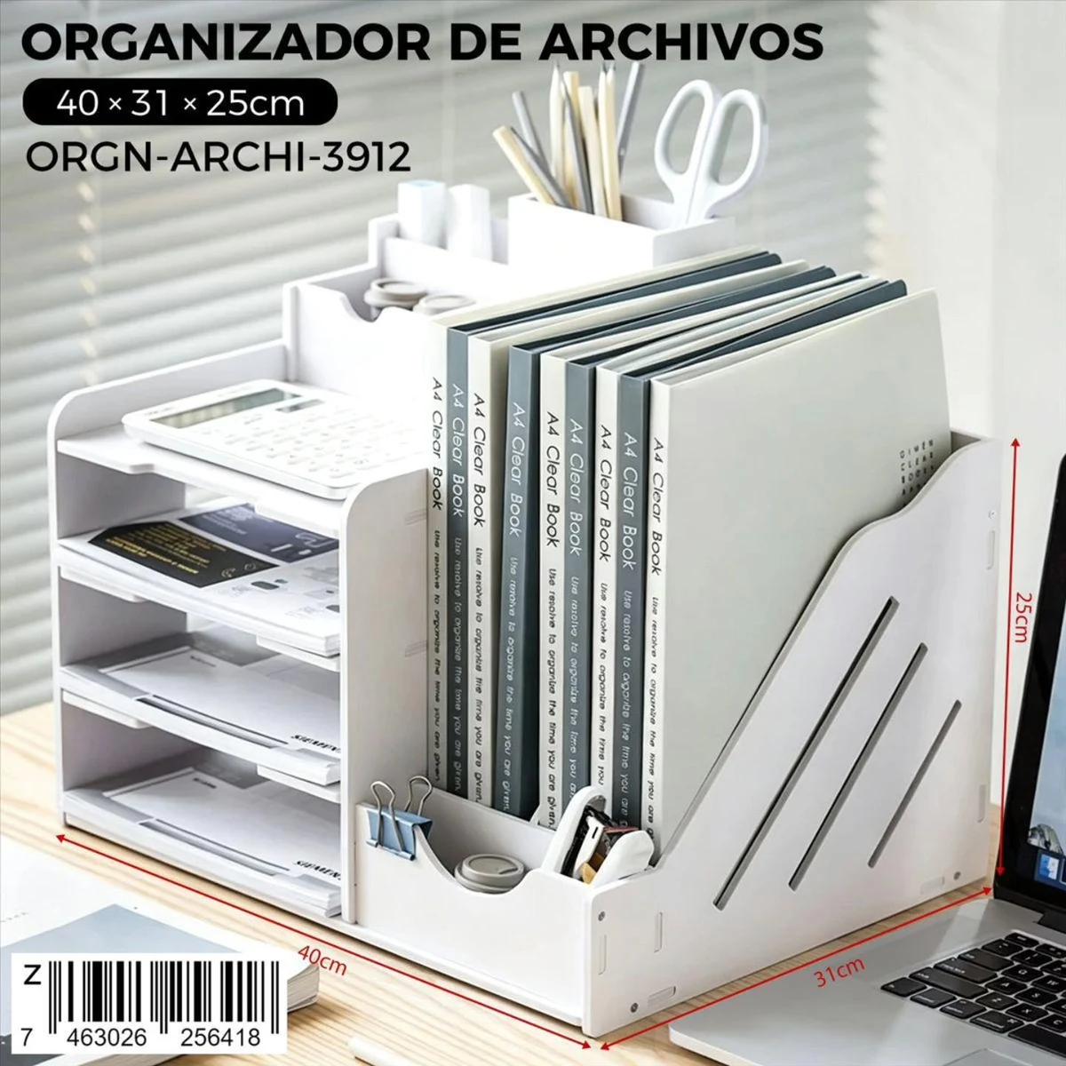 Organizador de archivos 40 cm