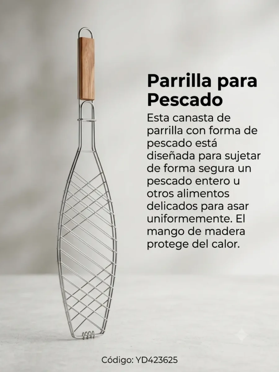 Canastilla de parrilla para pescado