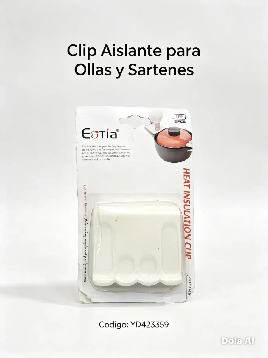 Juego de dos clips para asas de ollas