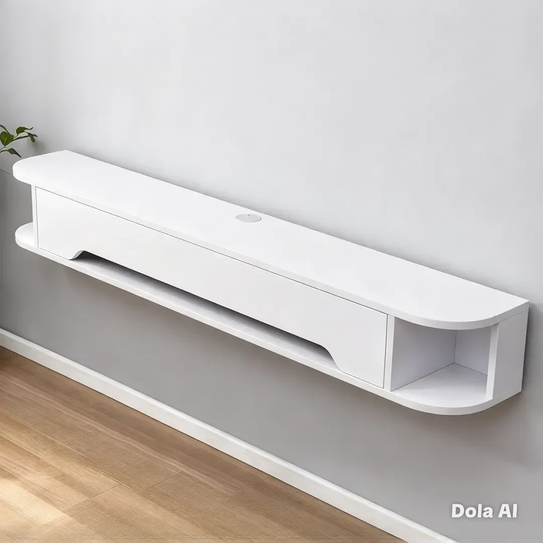 Mueble flotante para TV 130 cm con gavetas