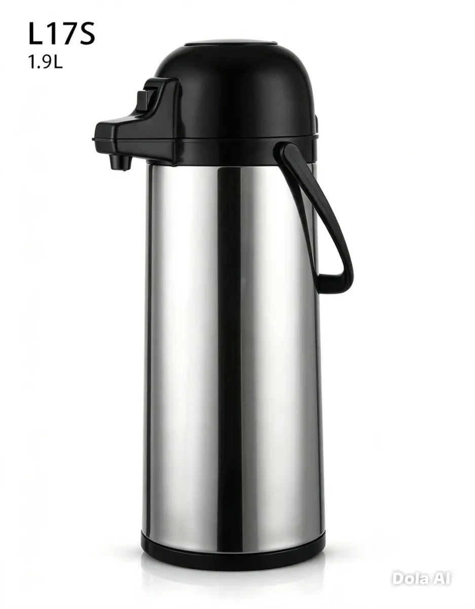 Termo para cafe metalico de 1.9 litros